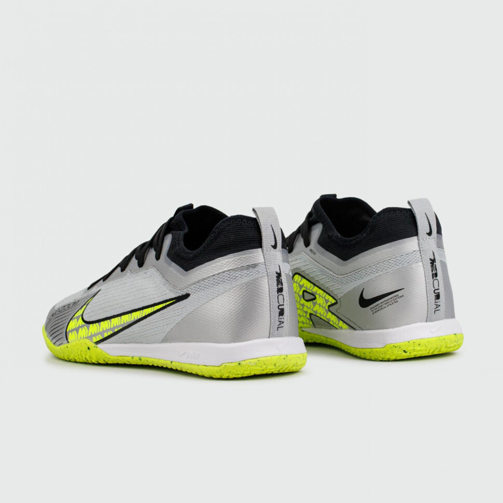 футзалки Nike Air Zoom Mercurial Vapor XV Pro IC Grey Yellow