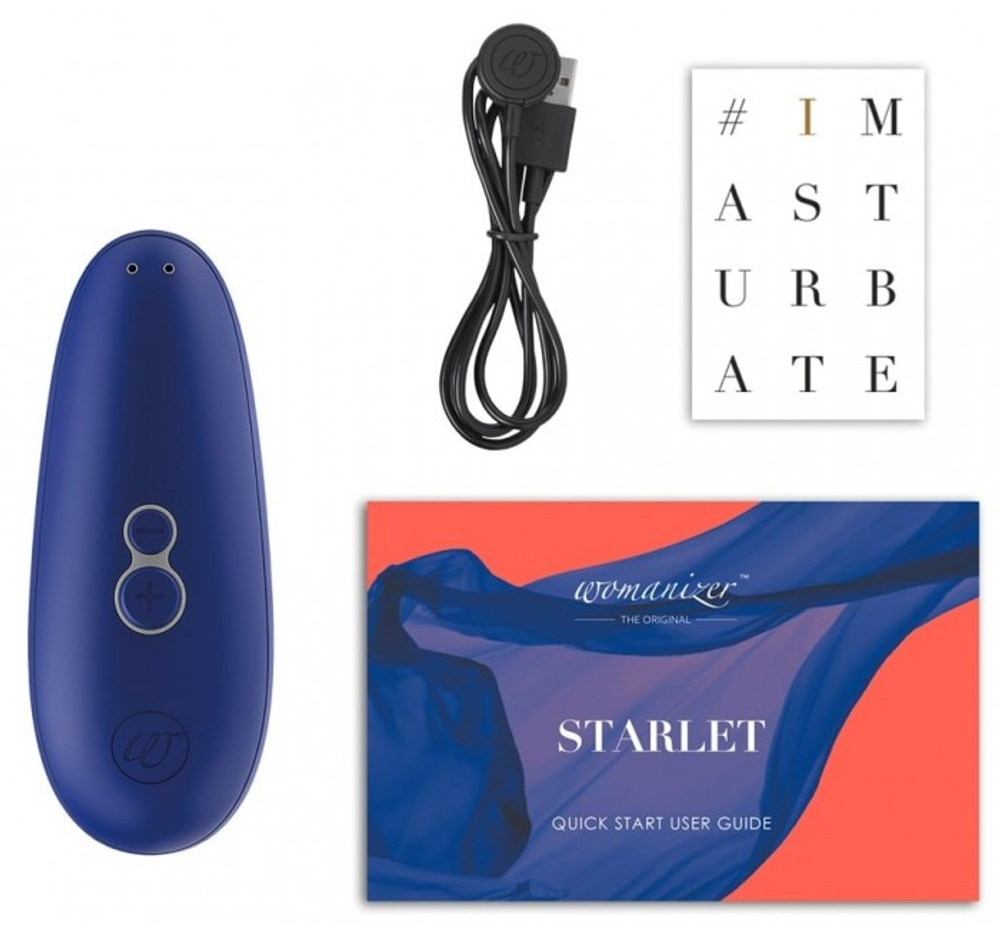 Бесконтактный клиторальный стимулятор Womanizer Starlet 2 синий