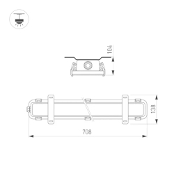 Светильник SP-KATANO-L700-20W Day4000 (SL, 100 deg, 230V) (Arlight, IP65 Металл, 5 лет) 056911