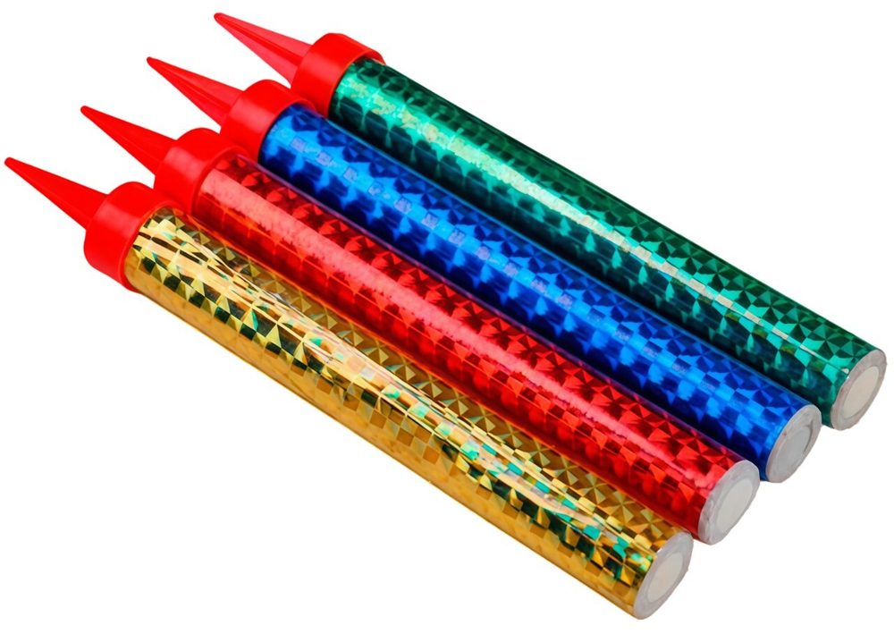 04000 Фонтаны в торт "Настольные ПС" (Цветные) (40 секунд) (1 упаковка / 4 штуки)
