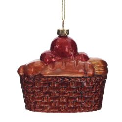 GAEM Украшение новогоднее "Корзинка", L10 W6,5 H9,5 см, 2в.