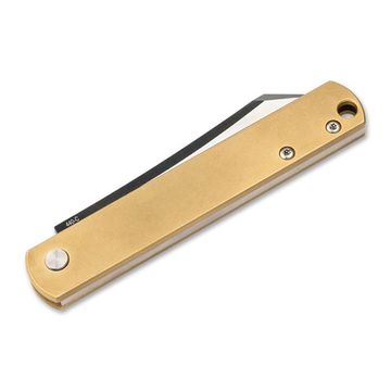 Складной нож Boker 01BO369 Zenshin Brass c клинком из стали D2, рукоять латунь