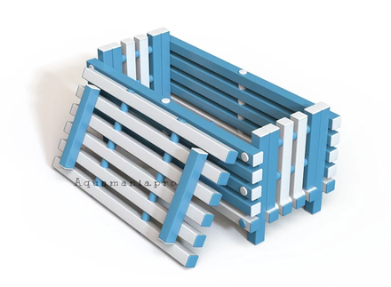 Скамья - ящик (вариант 1) 1100х475х500 мм