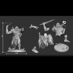 Гигант снежных гор метающий копьё