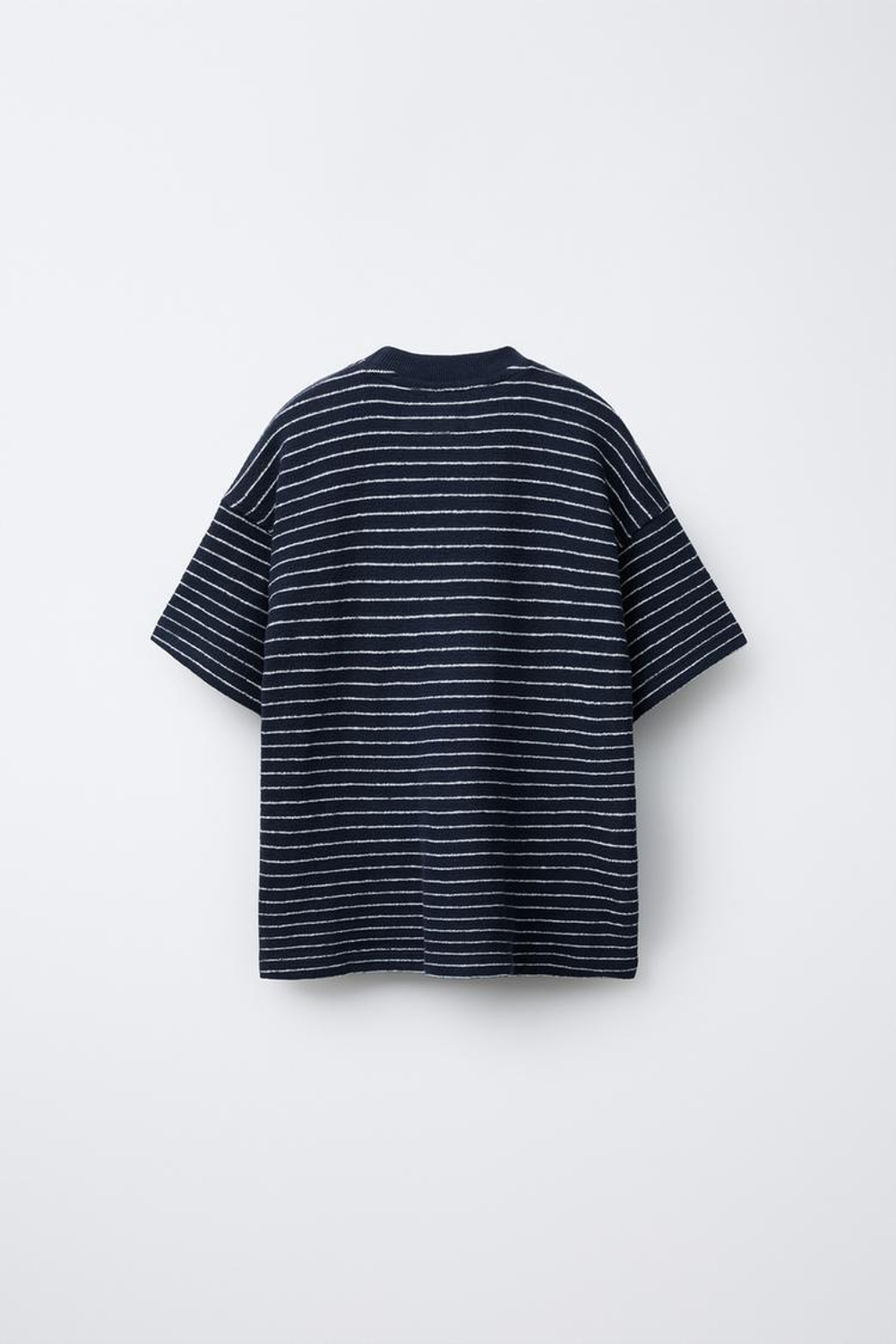 ZARA КОМПЛЕКТ ИЗ ФУТБОЛКИ И ШОРТОВ-БЕРМУДОВ, МОРСКОЙ СИНИЙ