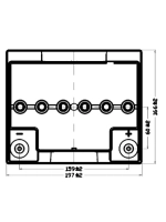Аккумулятор WBR Marine (Lithium) LifePO4 54Ah