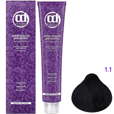 CONSTANT DELIGHT Крем-краска с витамином С, 1/1 черный сандре, 100 мл