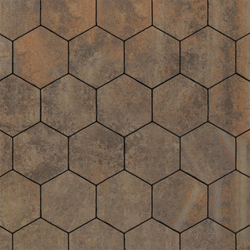 Тротуарная плитка СОТЫ - Листопад гладкий Клен