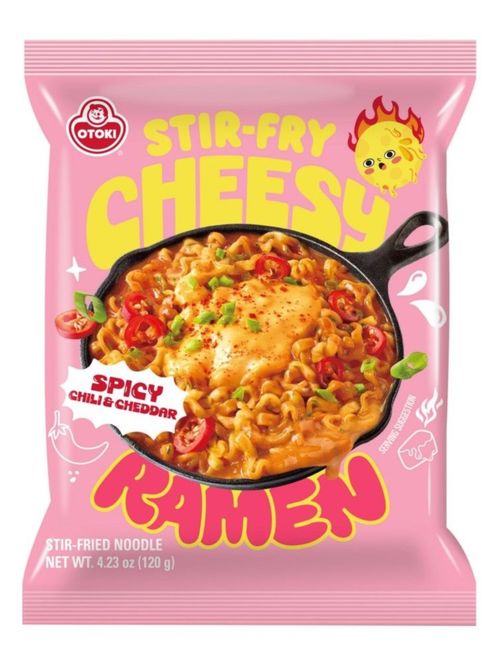 Лапша Отоки Stir-fry Spicy Cheddar Cheese Ramen 120 г