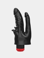 Вибромассажёр LOVETOY анально-вагинальный, два ствола, 17 см