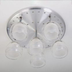 Citilux Самба CL158162 Люстра с поворотными плафонами Алюминий Хром