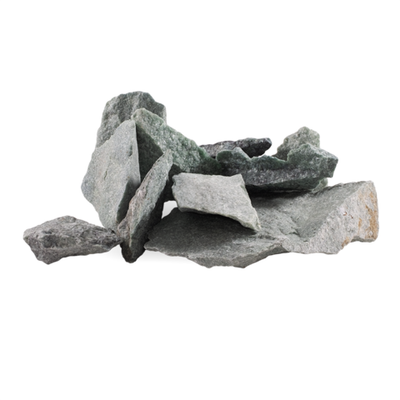 Камни для бани, жадеит некалиброванный плоский, 10 кг