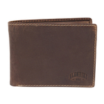 Фото бумажник KLONDIKE Yukon натуральная кожа в коричневом цвете в фирменной коробке с гарантией