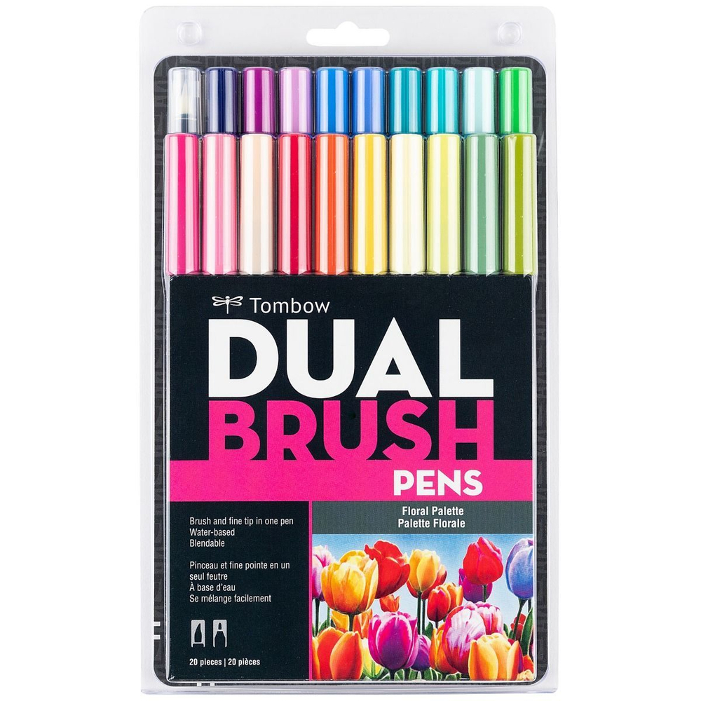 Tombow ABT Dual Brush 20 Floral Palette