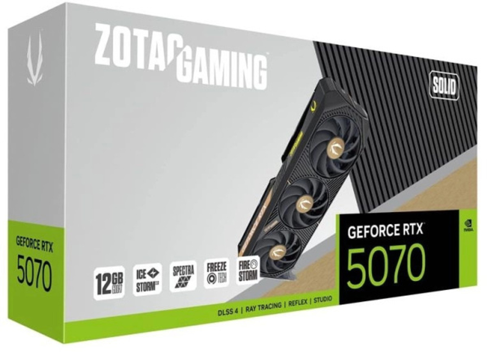 Видеокарта Zotac GeForce RTX 5070 SOLID (ZT-B50700D-10P)