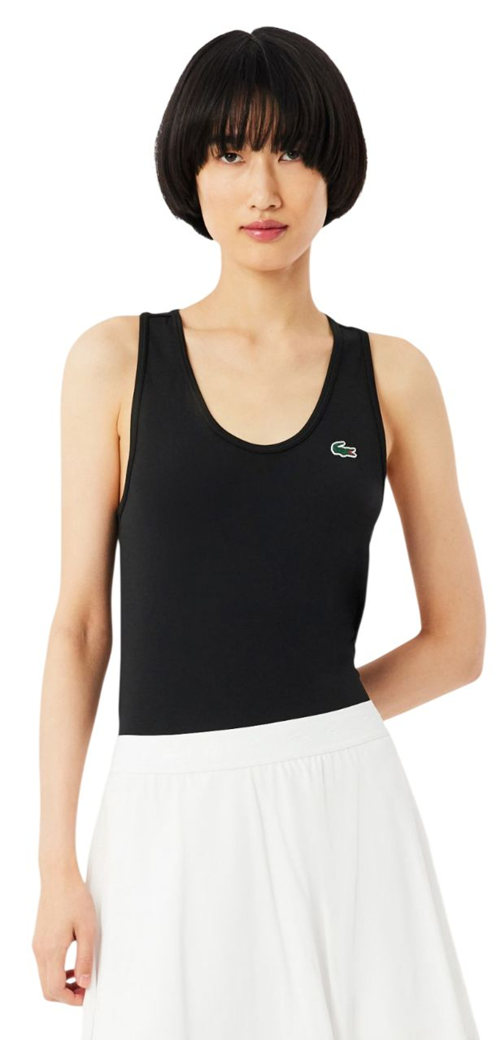 Топ теннисный Lacoste Sport Slim Fit Tank - black