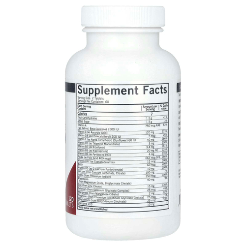 Kirkman Labs, жевательные мультивитамины и минералы для детей, натуральный вкус манго и персика, 120 таблеток