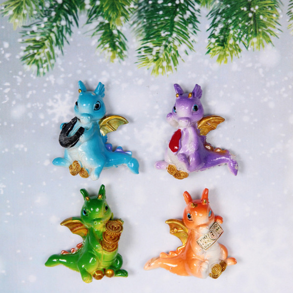 Магнит «Волшебная монета» 5*5 см, микс