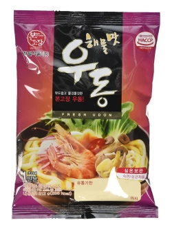 Лапша Удон со вкусом морепродуктов и рыбы ассорти 2 шт