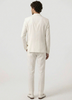 Мужской костюм оверсайз (белый) А61