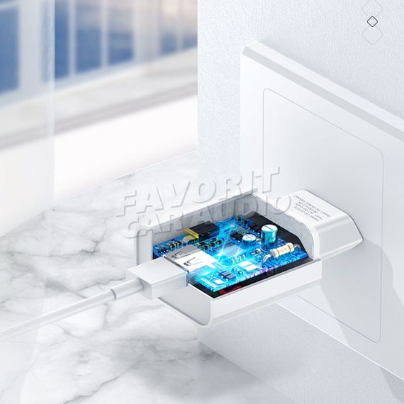 СЗУ 1USB Usams US-CC075 T18 2100mA пластик белый