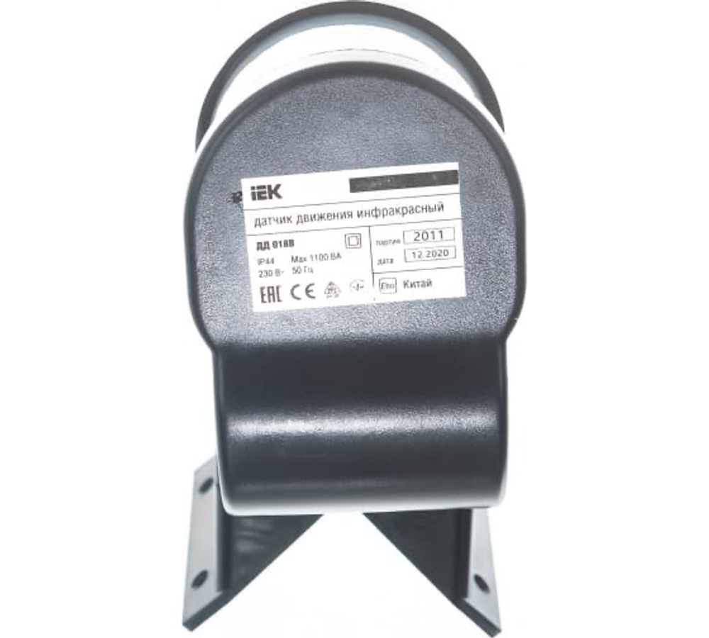 Датчик движения ДД-018В 1100Вт 270град 12м IP44 черный IEK LDD10-018B-1100-002