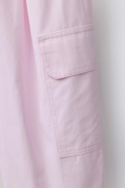 ZARA БРЮКИ-КАРГО, РОЗОВЫЙ