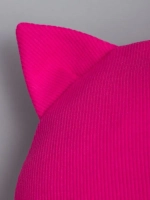 Шапка для девочки осенняя с митенками и снудом