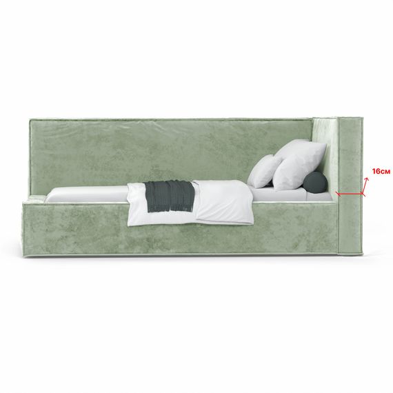 Кровать Bever ПРАВАЯ 90 с подъемным механизмом Nebby 029