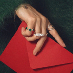 Кольцо КОЛТ с хризопразами