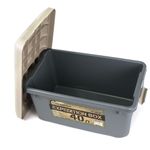 Ящик многофункц. особопрочный СЛЕДОПЫТ Expedition Box, 40 л, 600х360х320 мм, цв. графит/бежевый/3/