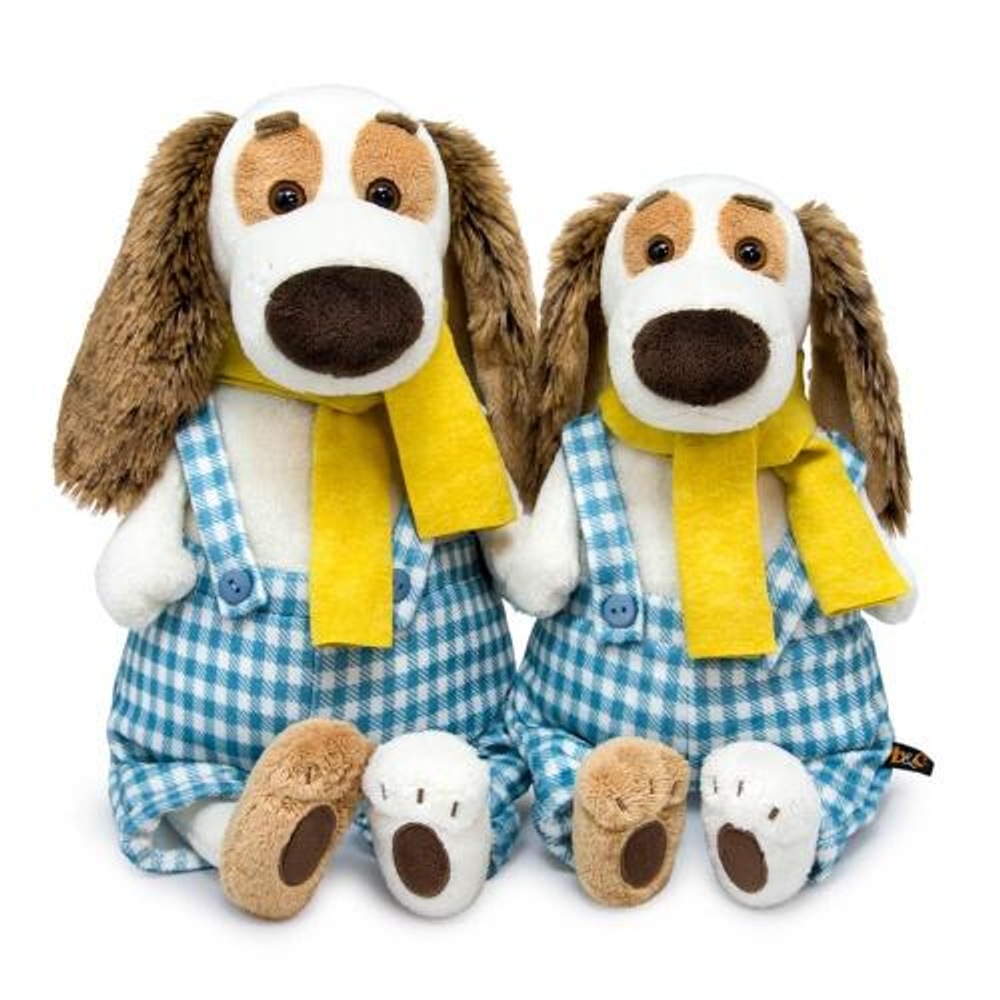 Бартоломей в штанах на бретельках и шарфе 27см.