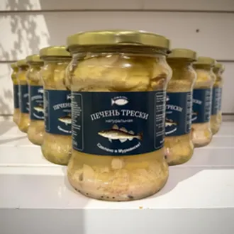 Печень трески из Мурманска / 500 мл