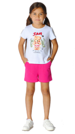 Футболка трикотажная для девочки 3-6 лет Fleur de Vie