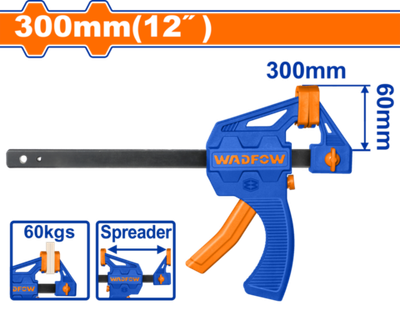 Струбцина быстрозажимная 300х60 мм (6/24) WADFOW WCP4312