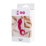 Розовая анальная втулка 12,5см ToyFa ToDo Bong 357029