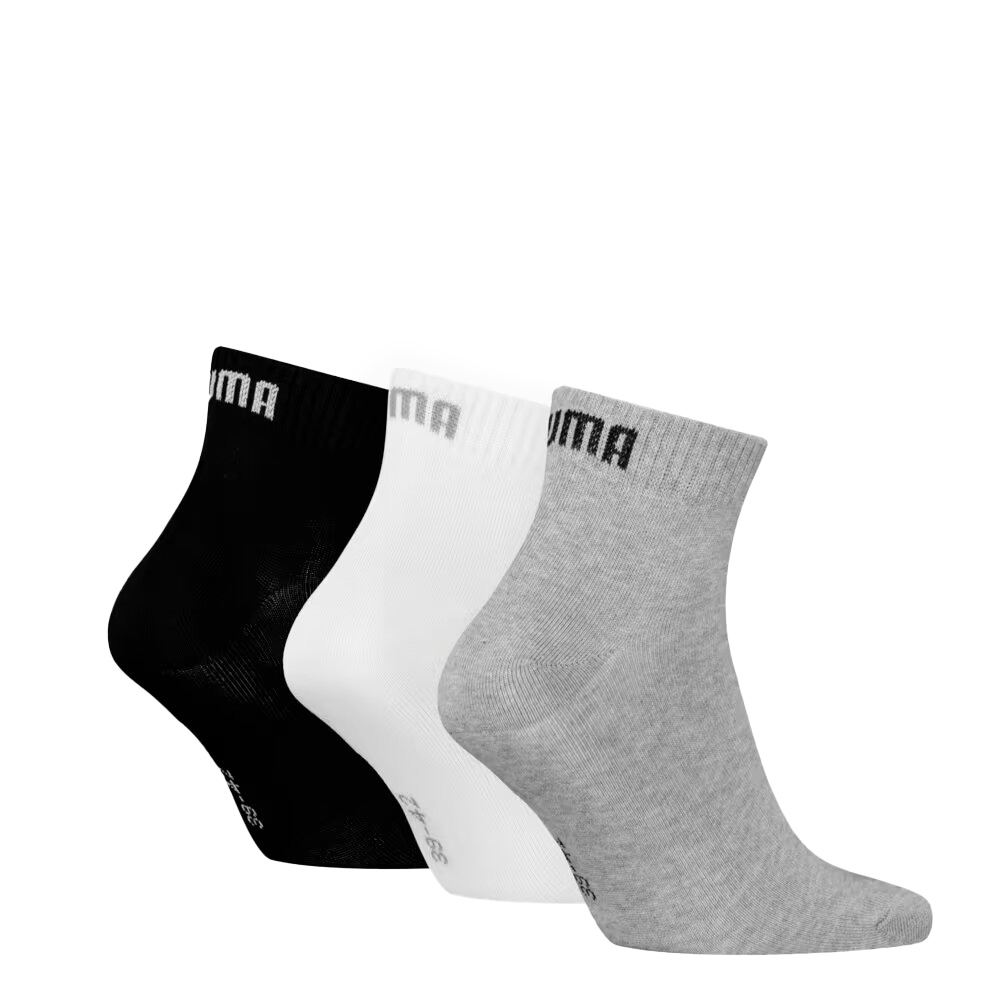 Носки PUMA UNISEX QUARTER PLAIN 3P