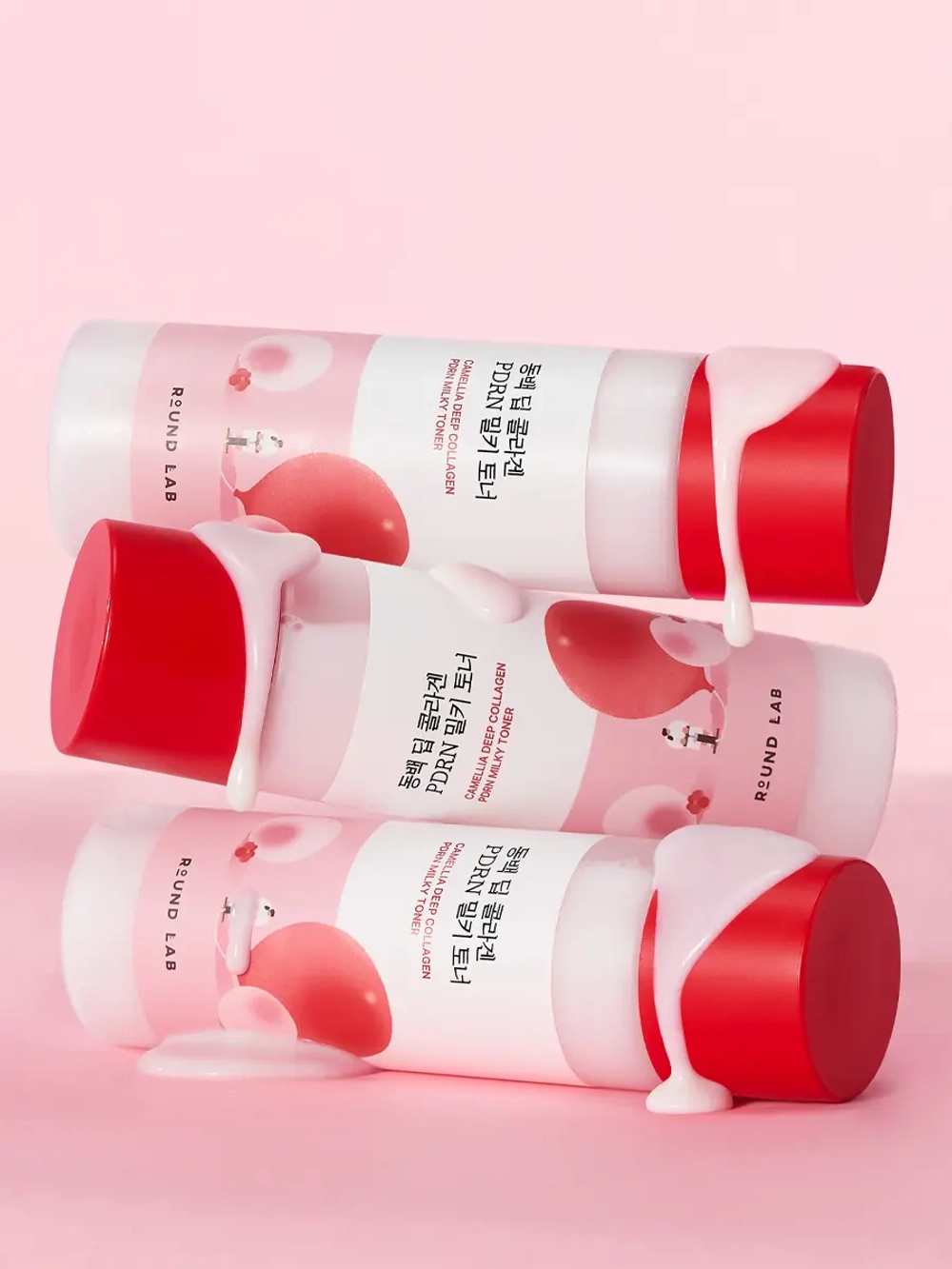 Round Lab Молочный тонер с ПДРН и коллагеном для сияния кожи Camellia Deep Collagen Milky PDRN Toner 150 мл