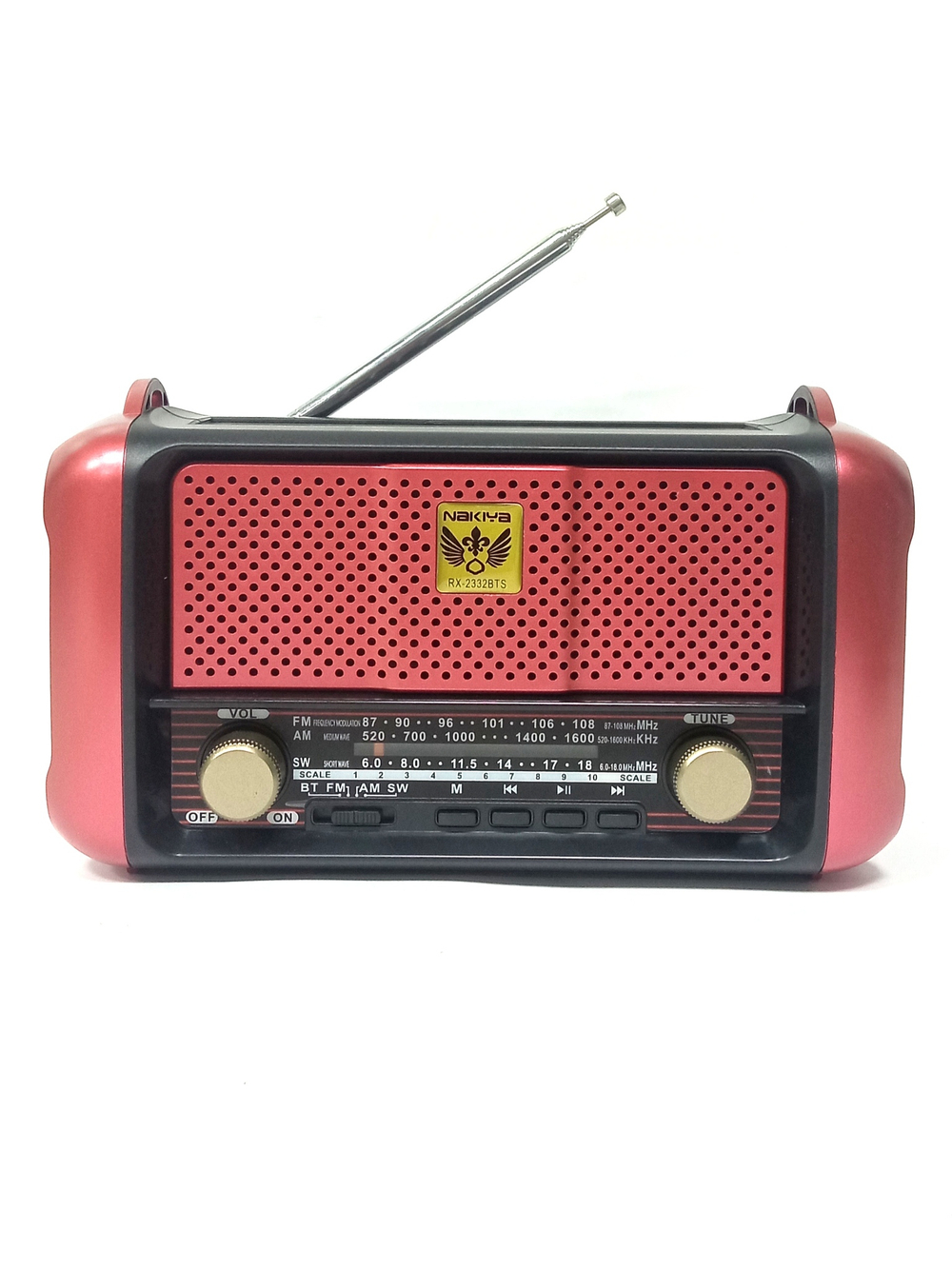 Радиоприемник с MP3 плеером +SolarPanel Naklya RX2332BTS