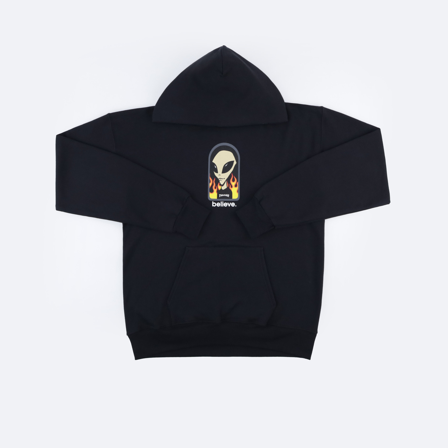 Худи Thrasher X AWS - Believe Hoodie (black) артикул: - купить в магазине Дайс