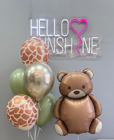 Набор шаров с Мишкой