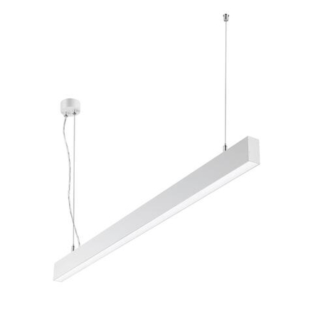 358877 OVER NT22 342 белый Светильник подвесной светодиодный (длина подвесов 1,2м) IP20 LED 4000K 40W вниз + 12W вверх 220V ITER