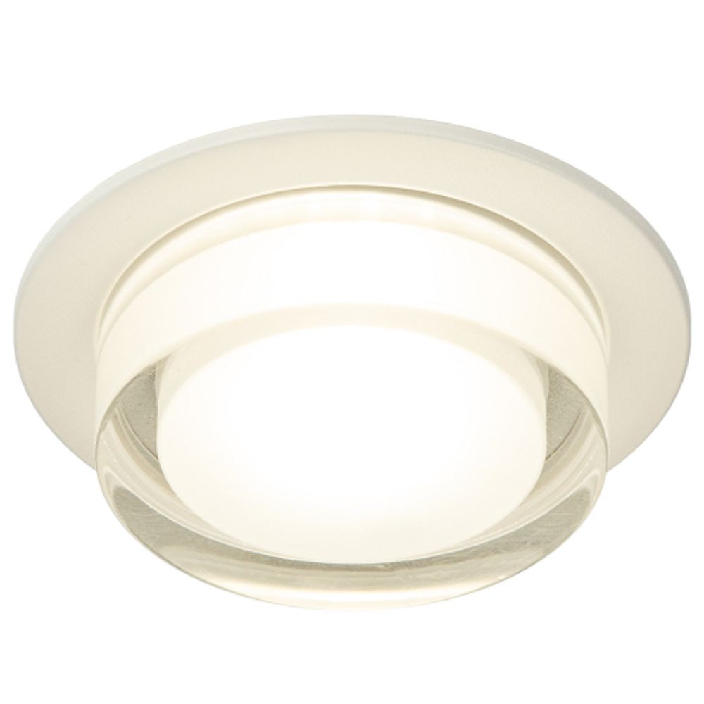 Светильник встраиваемый декоративный ЭРА DK107 WH под лампу MR16 GU5.3 белый | Декоративные встраиваемые светильники