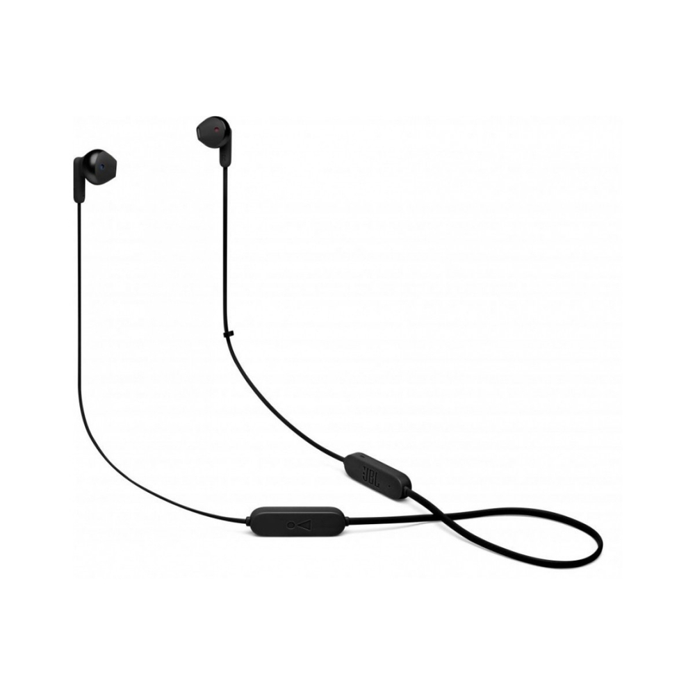 Гарнитура Гарнитура вкладыши JBL T215BT черный беспроводные bluetooth шейный обод (JBLT215BTBLK)