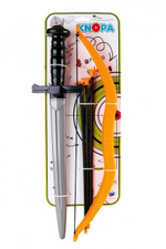 Набор оружия "Забияка" меч, лук, 3 стрелы (КНОПА)