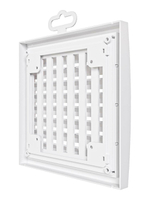 Решетка вентиляционная РРП разъемная регулируемая 150х150 пластик ERA