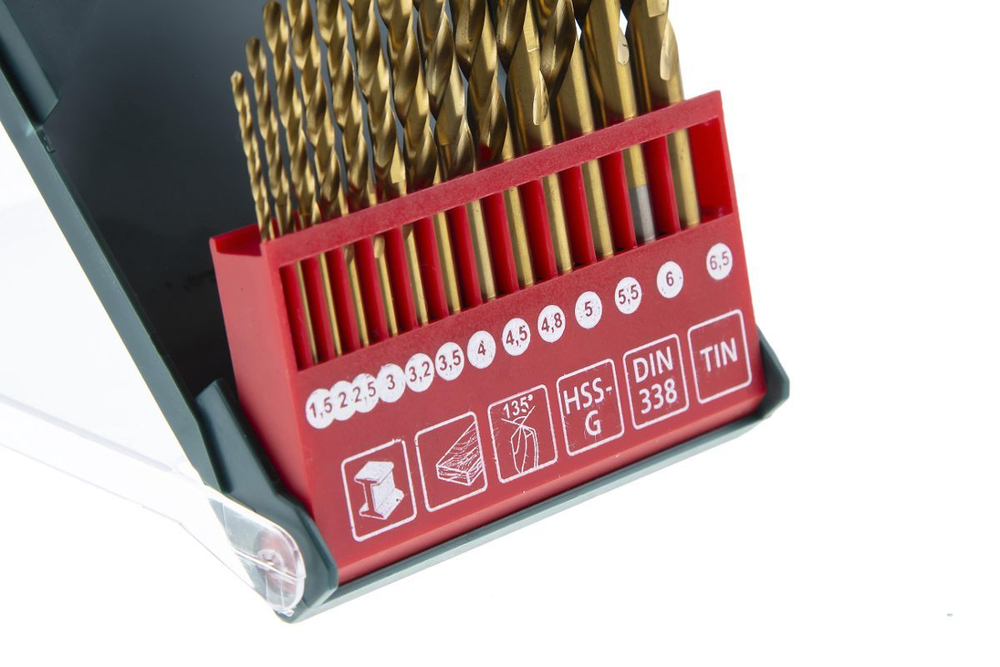 Набор сверл Hammer Flex 202-903 DR set No3 (13pcs) 1,5-6,5mm  металл, 13шт.