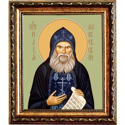 Илия Макеевский (Ганжа) преподобный. Икона на холсте.