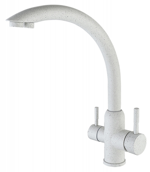 15024-H1 Смес. для кухни под фильт. выс. С-обр. (НЕРЖ,СЕРЫЙ) ViEiR (10/1шт)