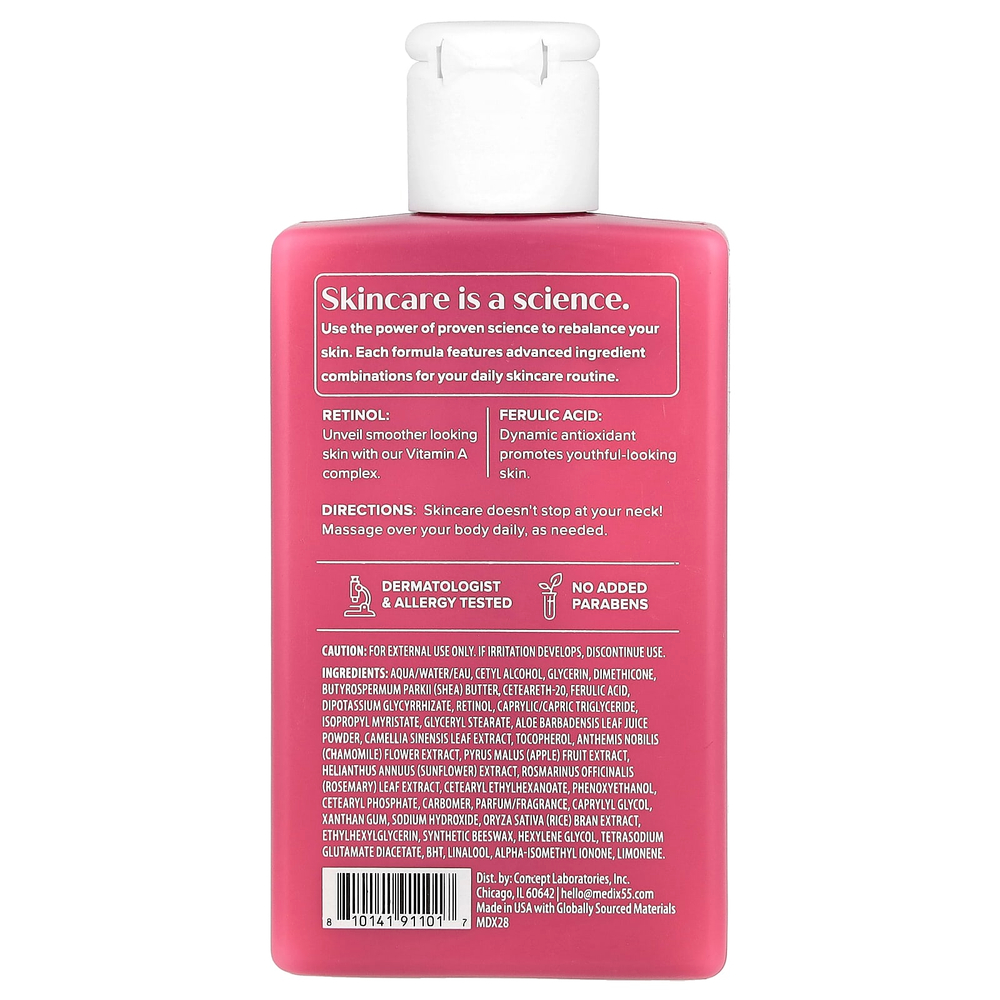 Medix 5.5, Крем для тела, Age Rewind, ретинол и феруловая кислота, 89 мл (3 жидк. Унции)